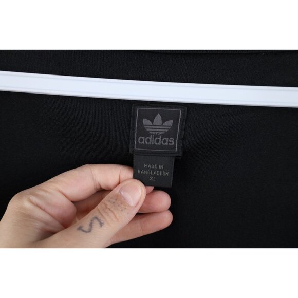 Retro Adidas Mens XL Distressed Chicago Bulls Basketball Warm Up Track Jacket - Picture 15 of 16